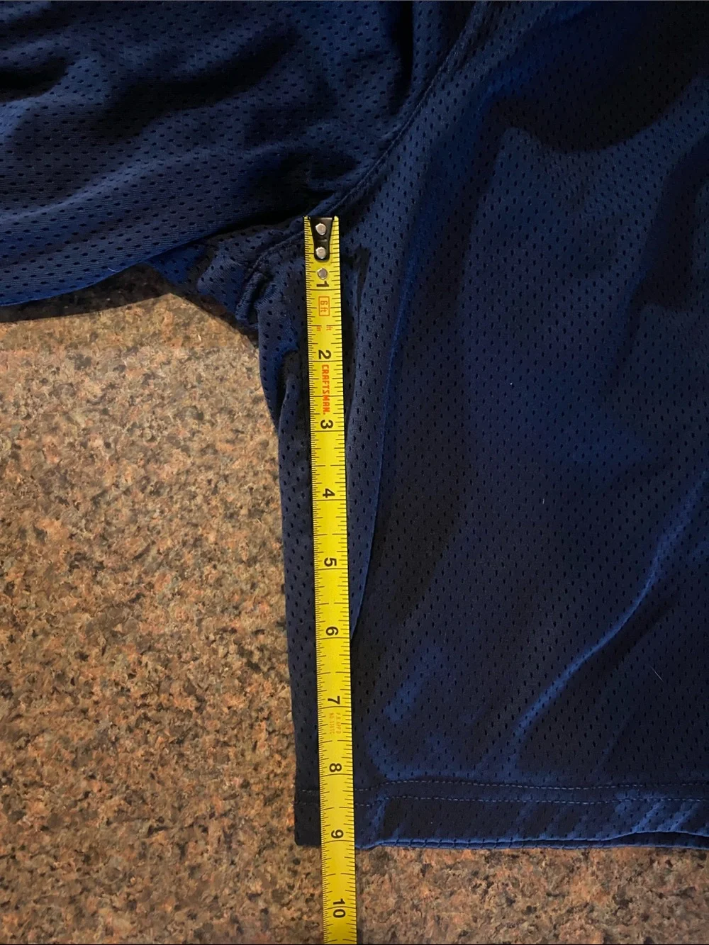 Nike Black Navy Mesh Sports Shorts with Logo Waistband